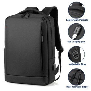 Luxury mens waterproof business Computer usb school backpack bags(1 BackPack Bag